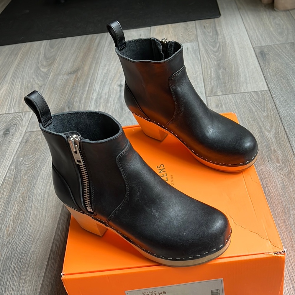 Swedish Hasbeens booties 37